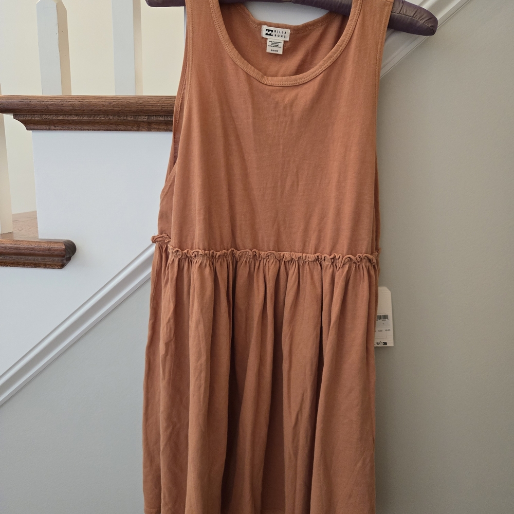 Billabong Women's Mini Dress in Rust Orange. NWT - Picture 8 of 9